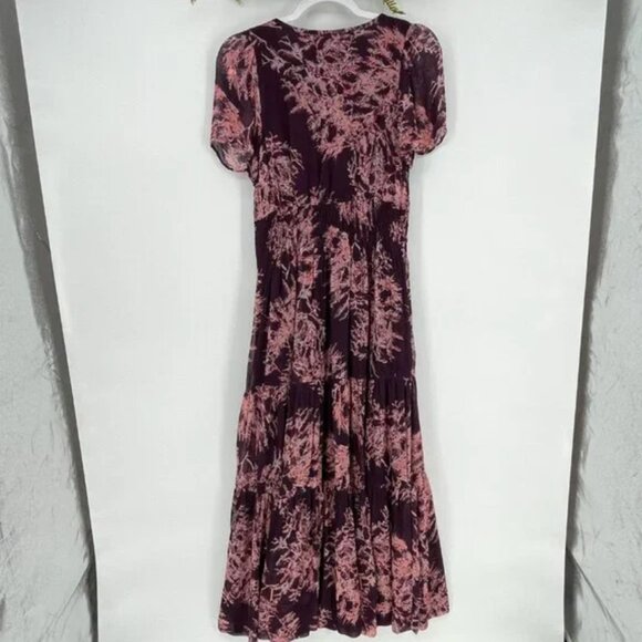 Anthropologie The SOMERSET Dress Small Tiered Whimsical Fairy Boho Maxi Holiday - Picture 4 of 13